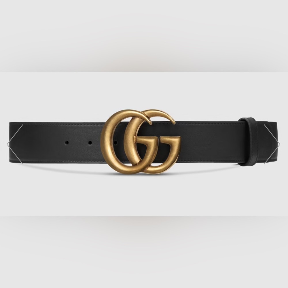 Gucci Double G belt 95 / 37inch NWOT original box, paper, ribbon, & bag